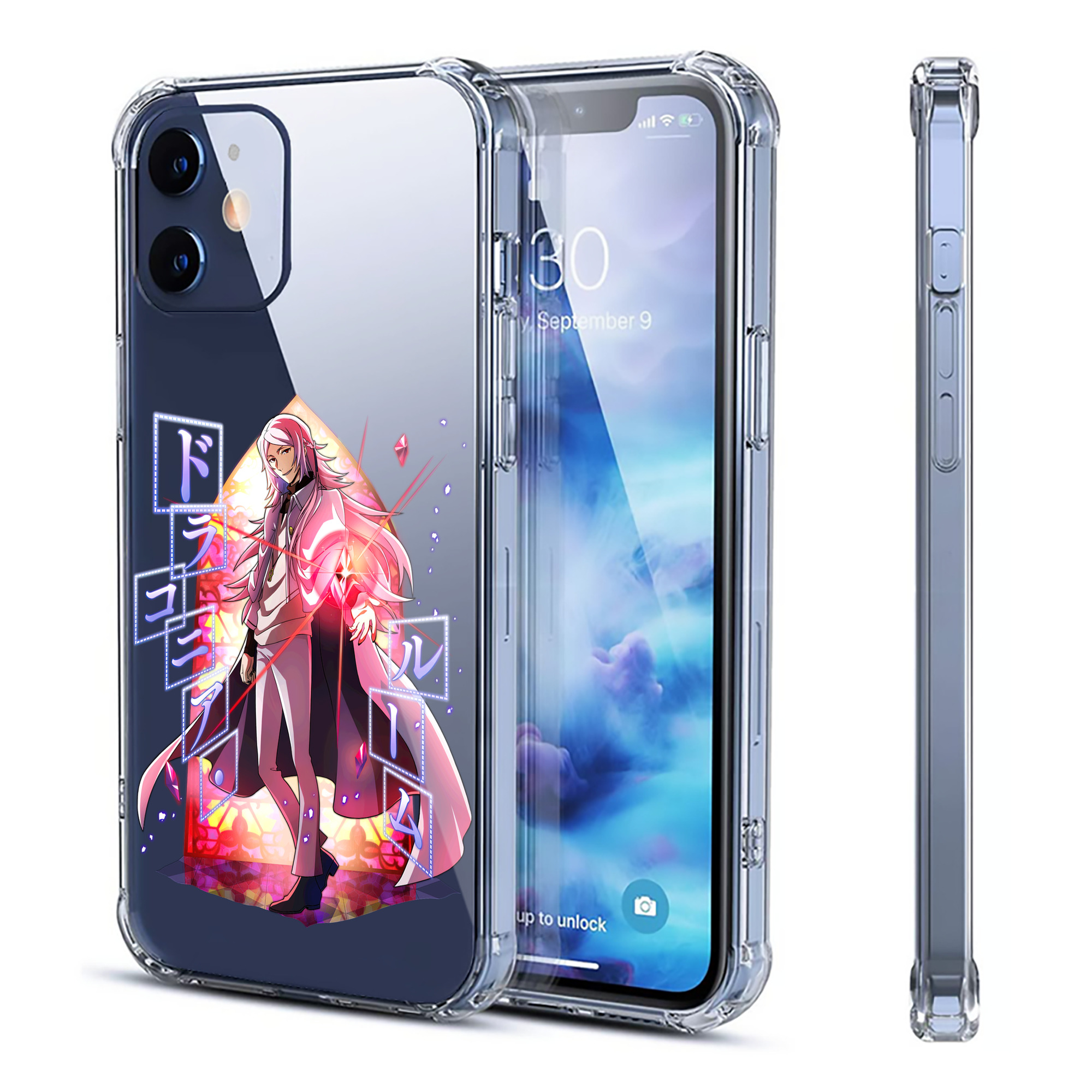 （画像用） 文豪ストレイドッグス Bungo Stray Dogs 【iPhone 12シリーズ対応】透明スマホケース（クリアソフトケース）